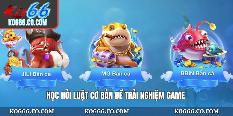Học hỏi luật cơ bản để trải nghiệm game