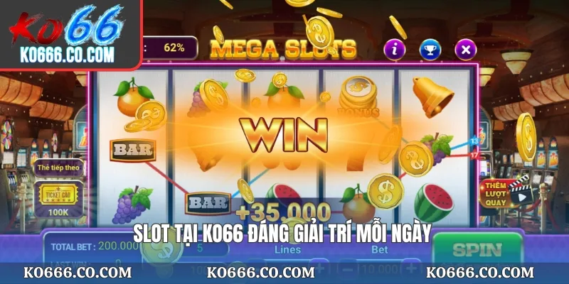 Slot tại KO66 đáng giải trí mỗi ngày
